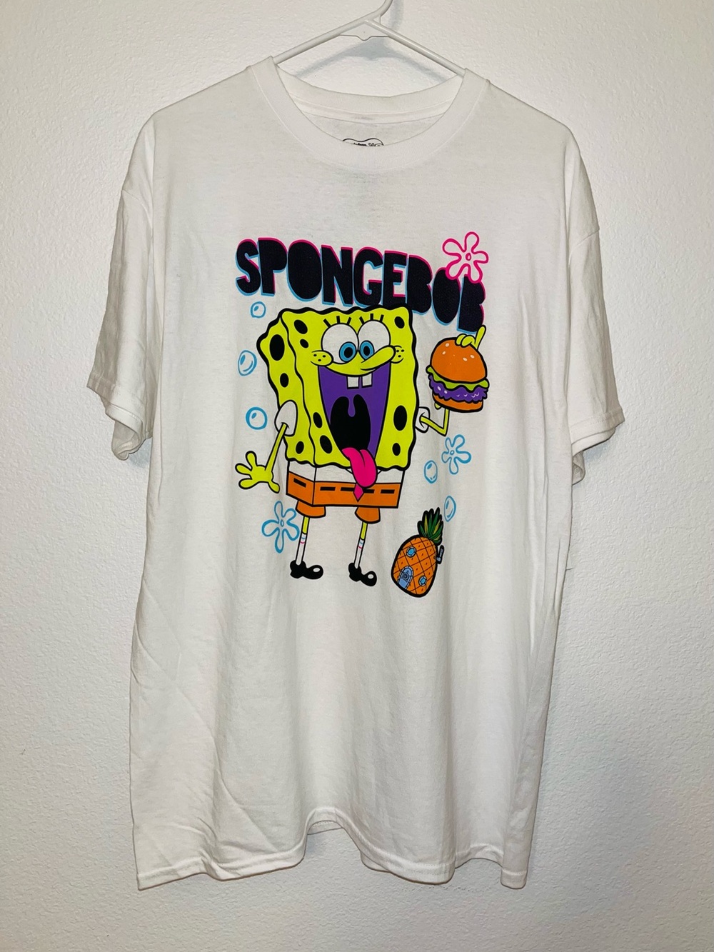 SpongeBob SquarePants Graphic Tee Shirt Medium Cartoon Nickelodeon